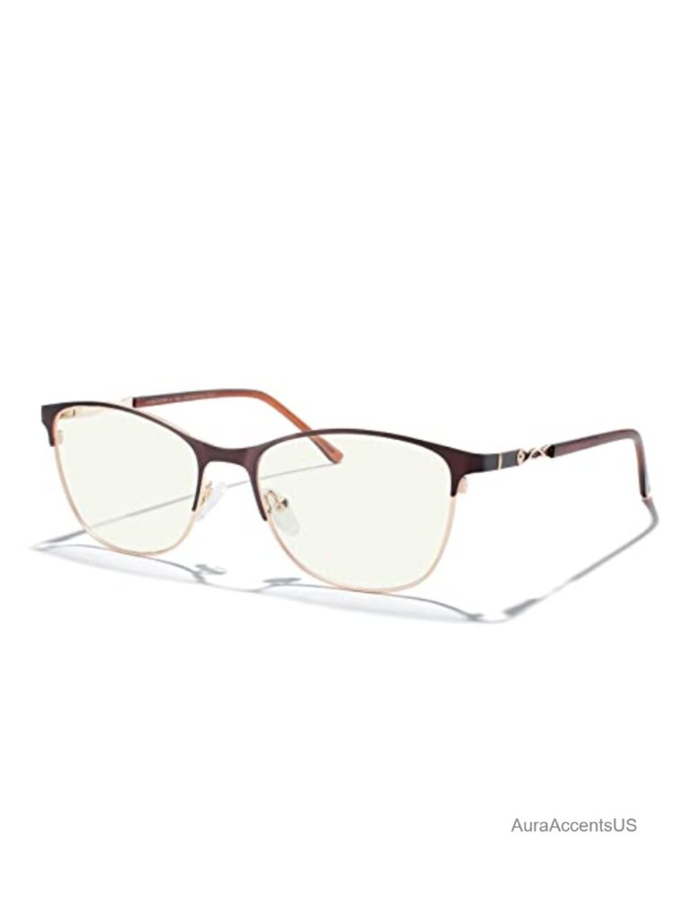 Cat Eye Reading Glasses Blue Light Blocking Metal Spring Hinge
